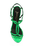 snakeskin effect sandals 