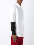 contrast longsleeved shirt