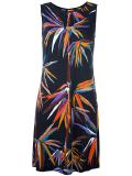 bird of paradise print dress