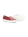 dog print slip-on sneakers 
