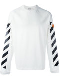 logo stripe jumper