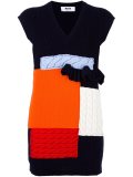 patchwork knitted tunic