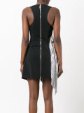 contrast shift dress