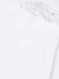 tassel sleeve cropped T-shirt