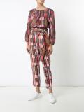 balloon sleeves printed top
