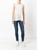 gathered shift blouse