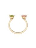 gemstone stud ring 