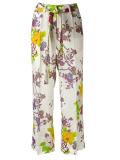 floral print trousers