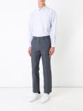 spotted button down shirt