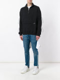 zipped neck sweatshirt 