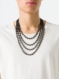triple beaded necklace