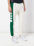 logo print track pants