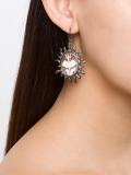 sun motif earrings