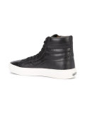 contrast lace up trainers 
