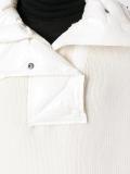 padded collar knitted cape