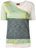 knitted layer T-shirt 
