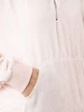 zipped neck hoodie 
