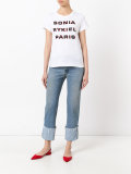beaded logo T-shirt
