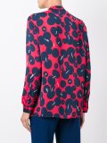 abstract print blouse