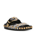 beaded studded sandals