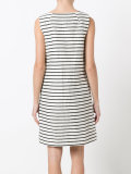 striped shift dress