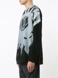 cobweb print sweatshirt 