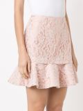 high waist lace skirt