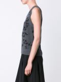 animal intarsia vest 