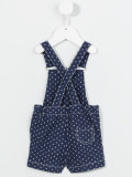 anchor print dungarees