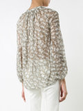 patterned blouse 