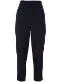 cropped leg trousers