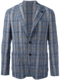 checked blazer