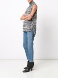turtleneck sleeveless blouse