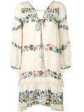 floral bell sleeved dress