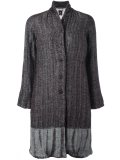 tie-dye herringbone coat 