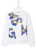 logo print sweatshirt 