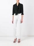 straight tailored trousers