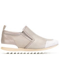sportschic textured sneakers