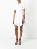 shortsleeved asymmetric dress