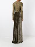 pleated skirt long dress