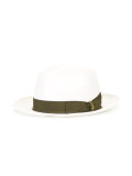 khaki band trilby hat 