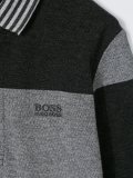 colour block polo shirt