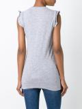 ruched cap sleeve top