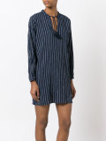 striped shirt dress