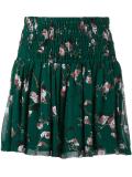 pine grove leaves print skirt