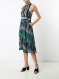 Ivy Trellis jabot dress