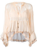 colour block tiered top