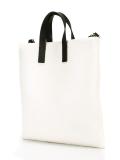 embossed logo tote