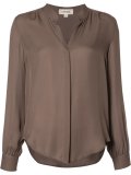 band collar shirt