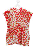 zig zag print kaftan 
